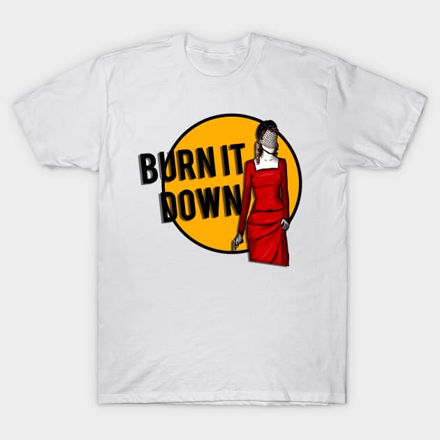 Shosanna Burns it Down T-Shirt by greatwave